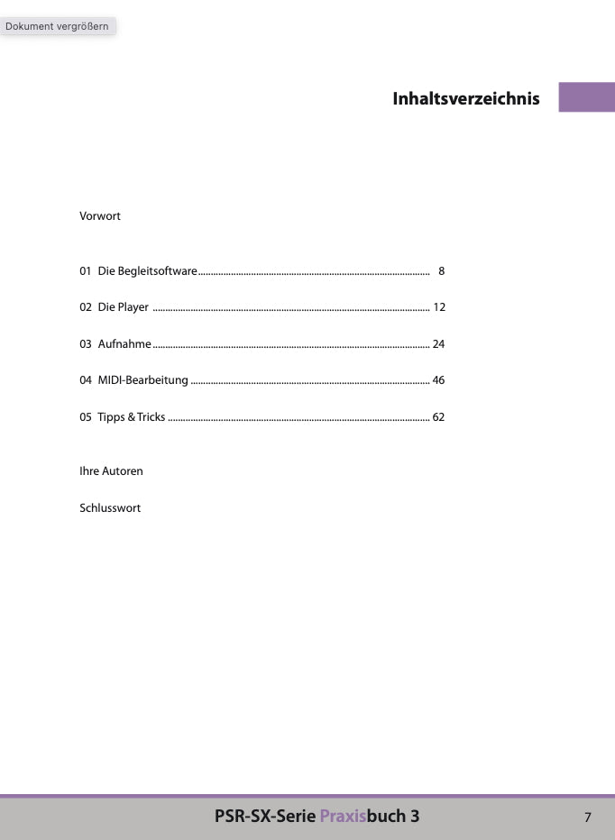 SX 920/720 Praxisbuch3 - Keys-Experts