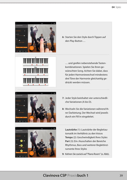 CSP-170/150, PS-500 Smart Pianist Praxisbuch1 - Keys-Experts