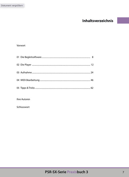 SX 920/720 Praxisbuch3 - Keys-Experts