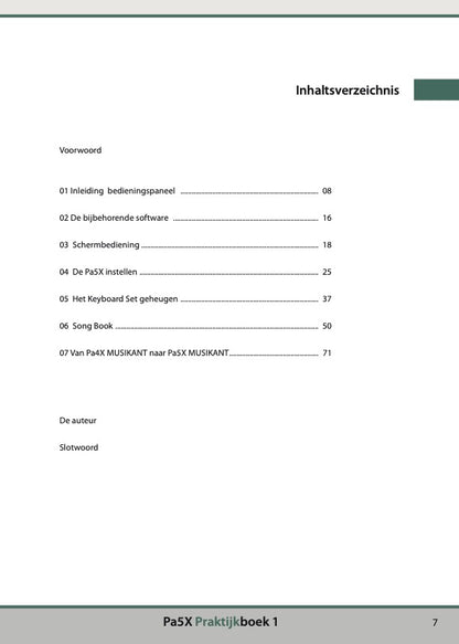 Pa5X Musikant Praktijkboek 1 - Keys-Experts