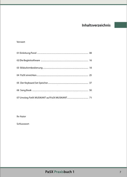 Pa5X Musikant Praxisbuch 1 - Keys-Experts