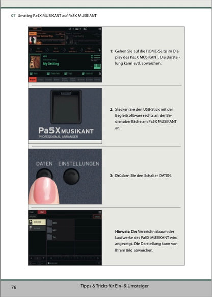 Pa5X Musikant Praxisbuch 1 - Keys-Experts