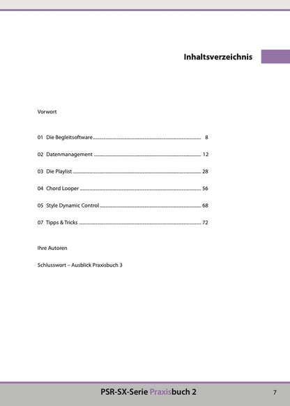 SX 920/720 Praxisbuch2 - Keys-Experts