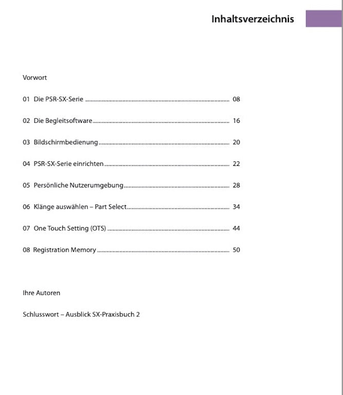 SX 920/720 Praxisbuch1 - Keys-Experts